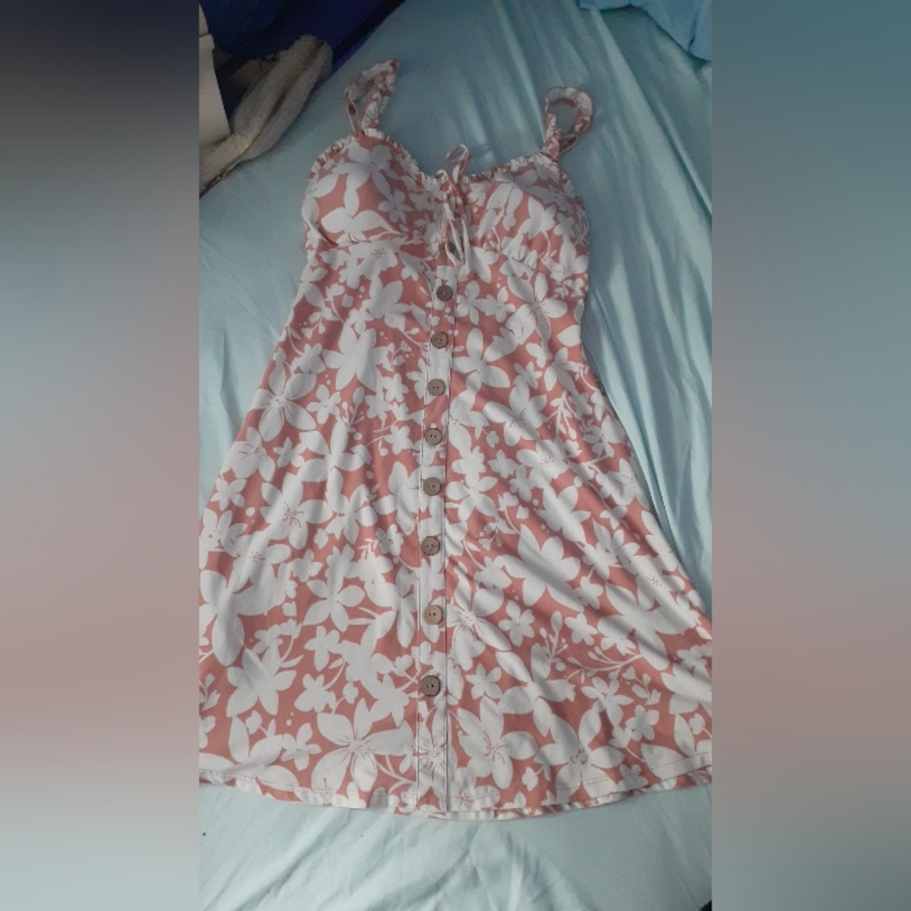 Floral Button-Down Dress